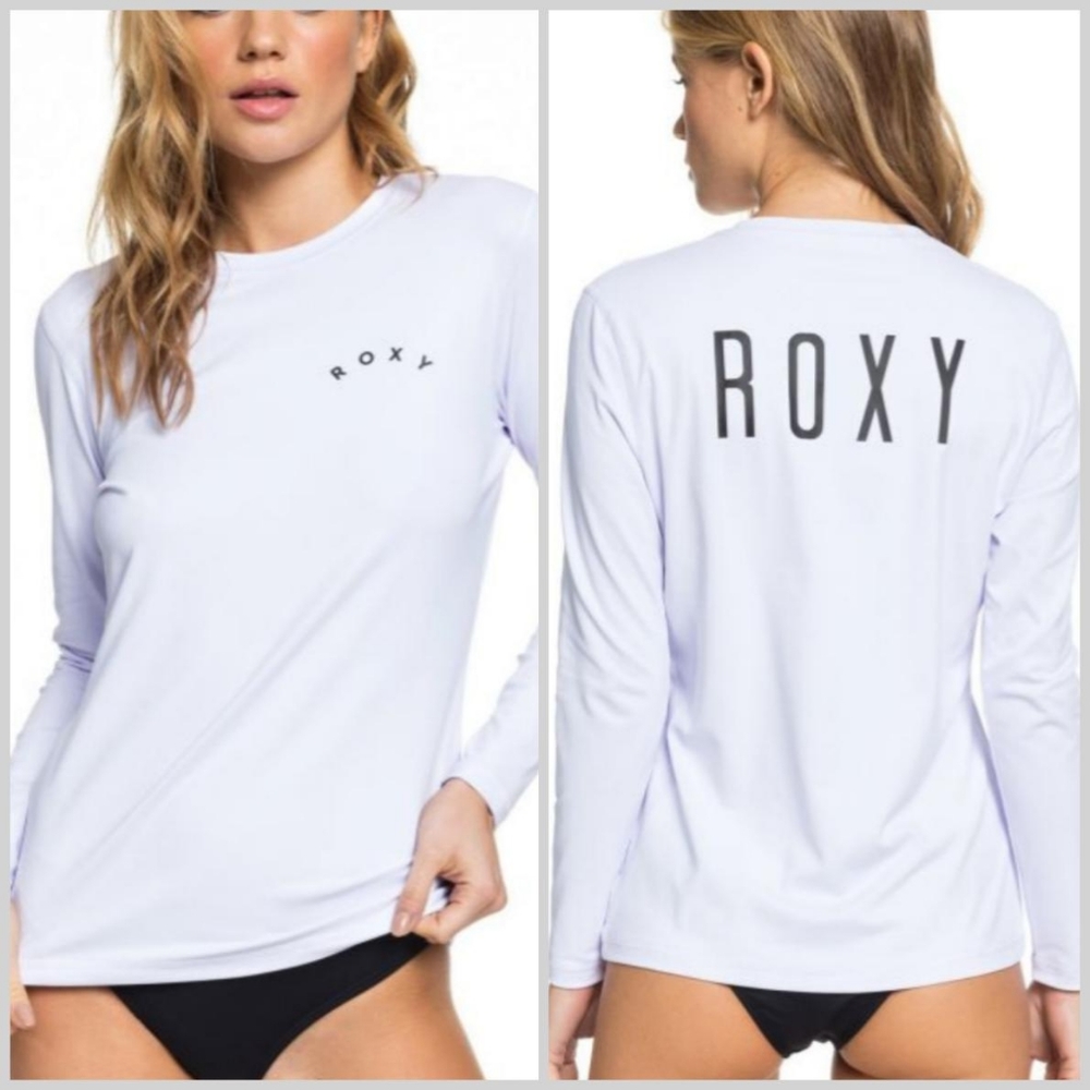 Roxy Enjoy Waves Lavender Rash Guard - Lg